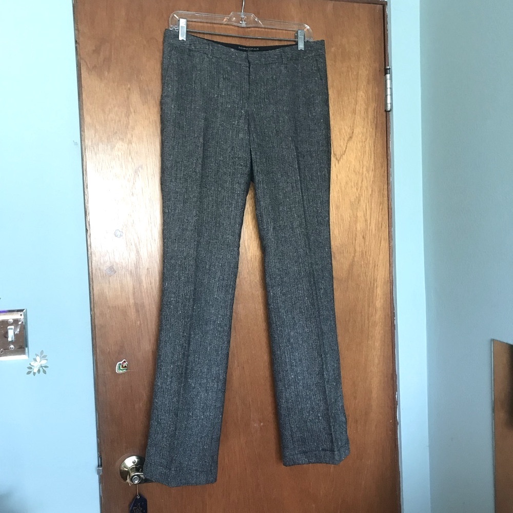 Banana republic martin fit wool trousers pants 4S